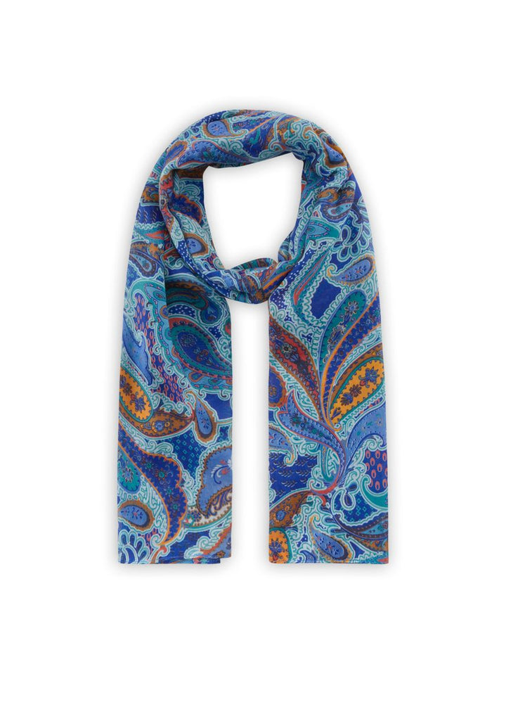 Schal aus recyceltem Polyester mit floralem Motiv