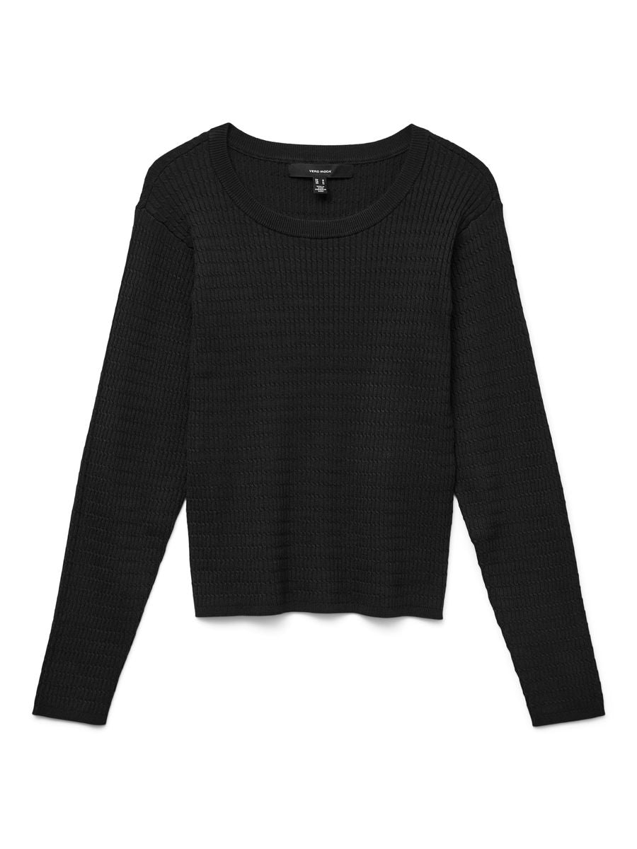 VMSILJE LS O-NECK CABLE PULLOVER NOOS