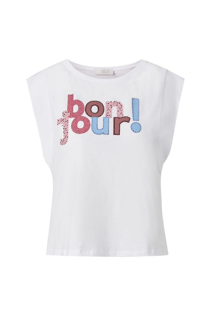 top with print boujour! organic