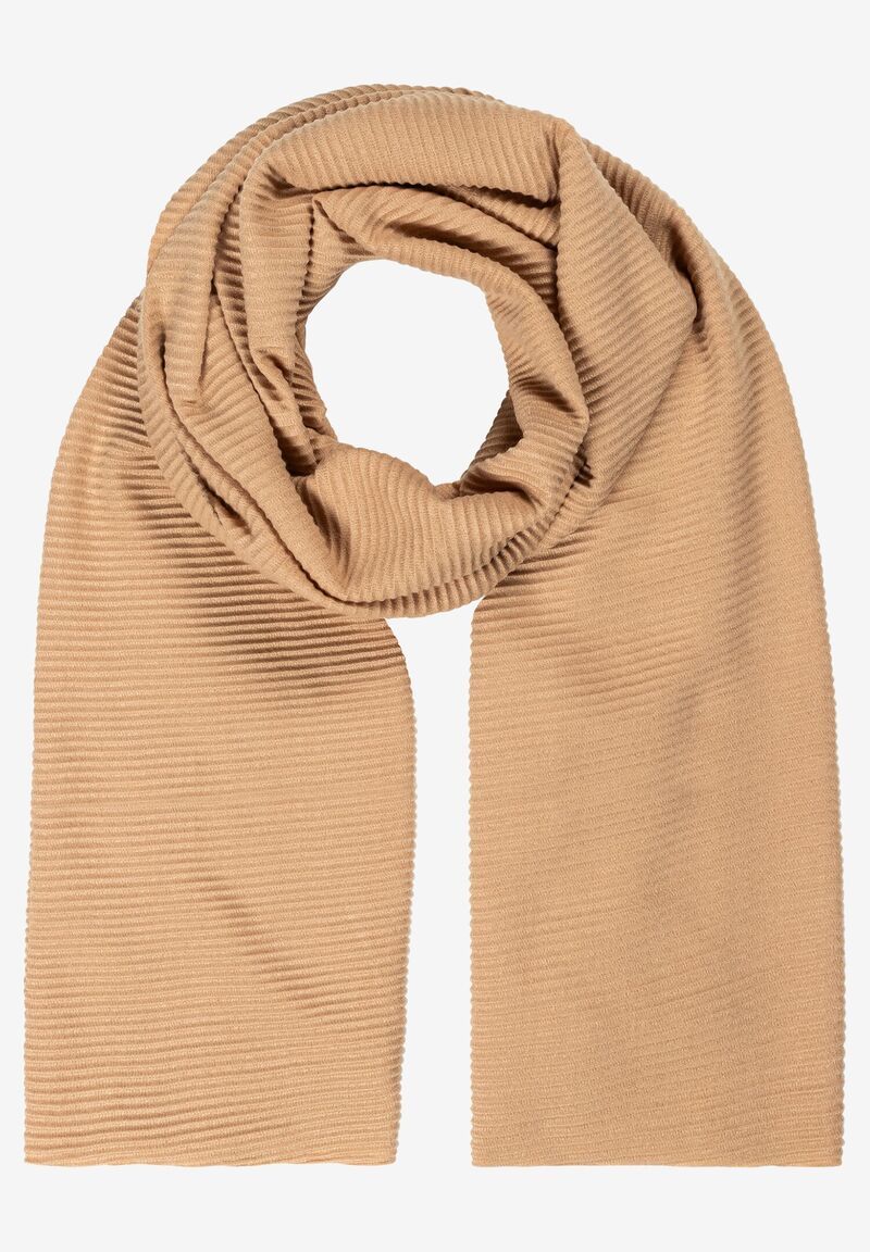 Plissée-Schal grau Herbst-Kollektion