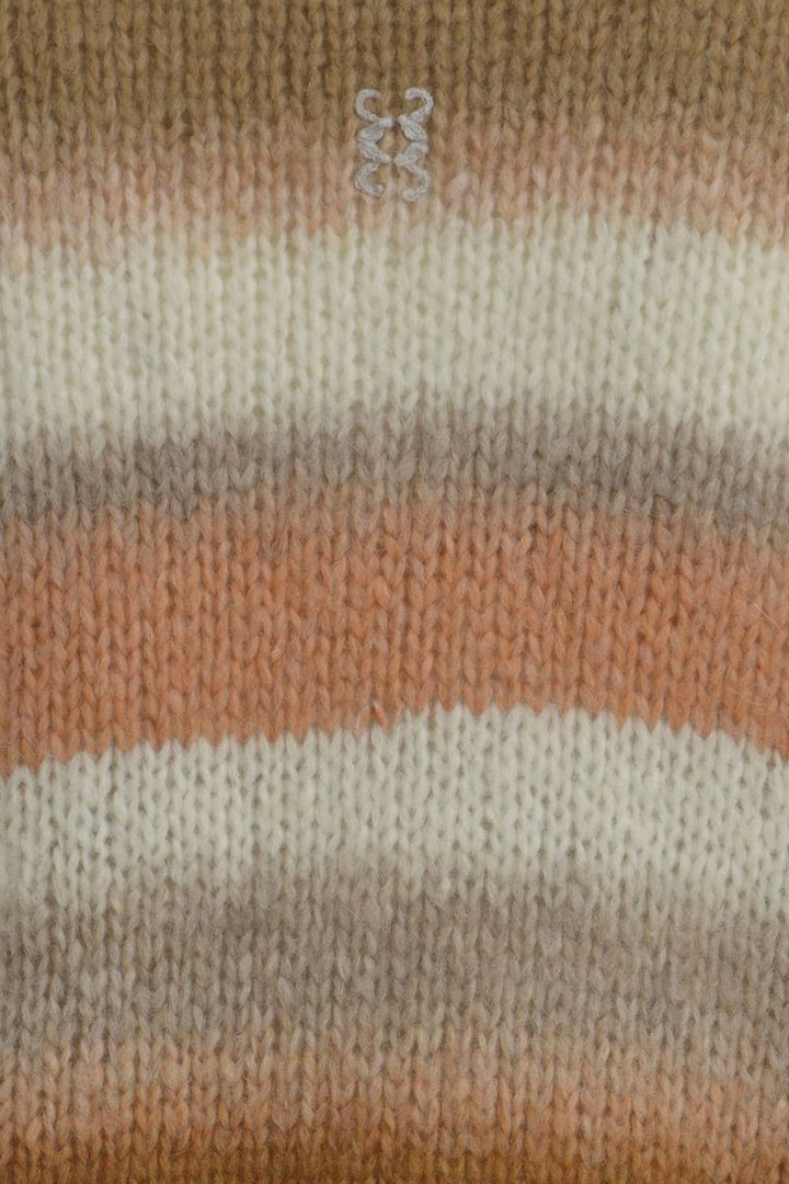 High Collar Gradient Pullover