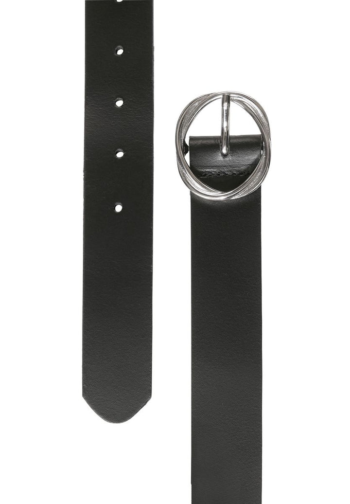 Ledergürtel in Unifarbe