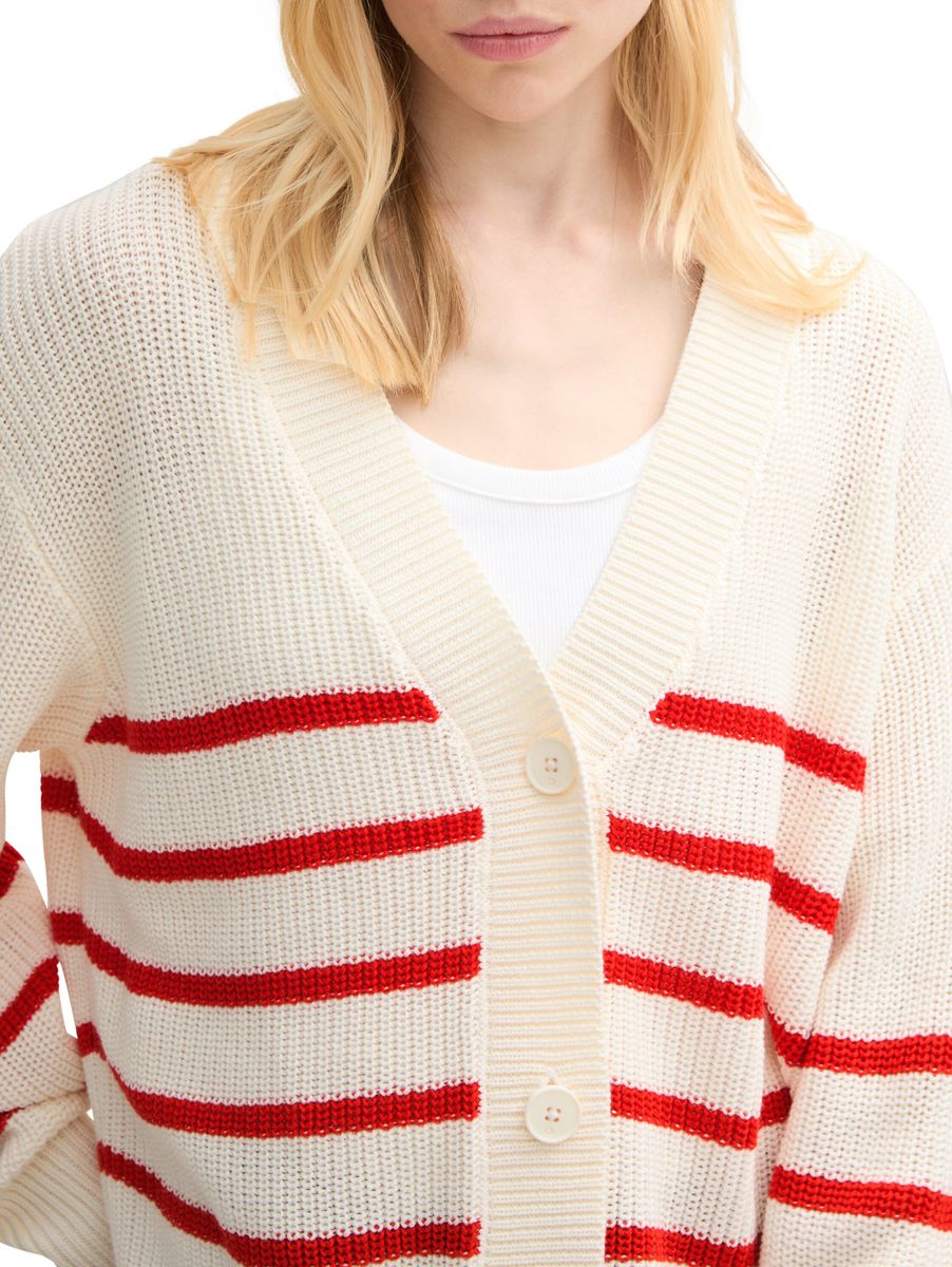 Cardigan mit V-Ausschnitt
