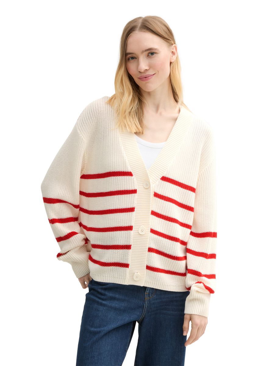Cardigan mit V-Ausschnitt