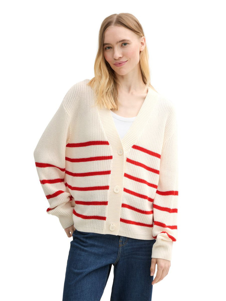Cardigan mit V-Ausschnitt