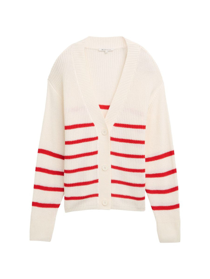 Cardigan mit V-Ausschnitt