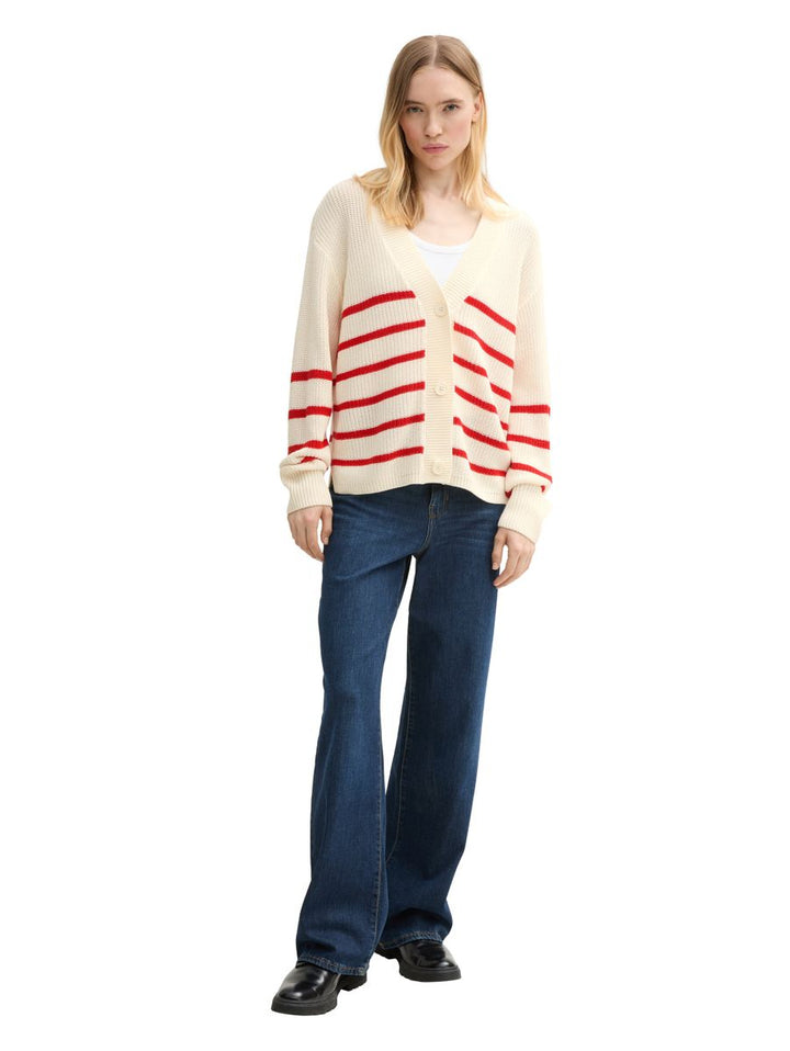 Cardigan mit V-Ausschnitt