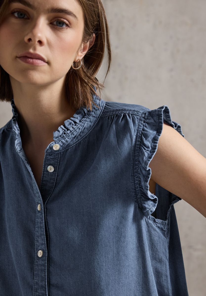 Bluse mit Rüschendetails