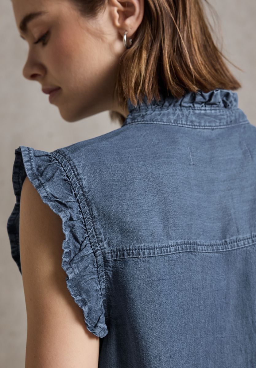Bluse mit Rüschendetails