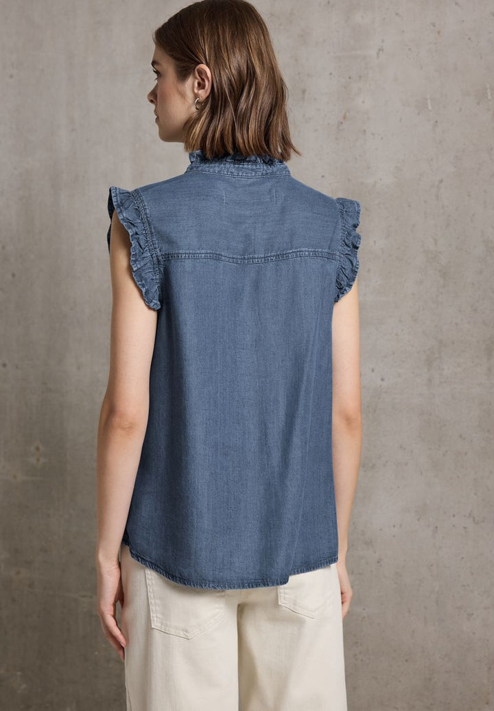 Bluse mit Rüschendetails