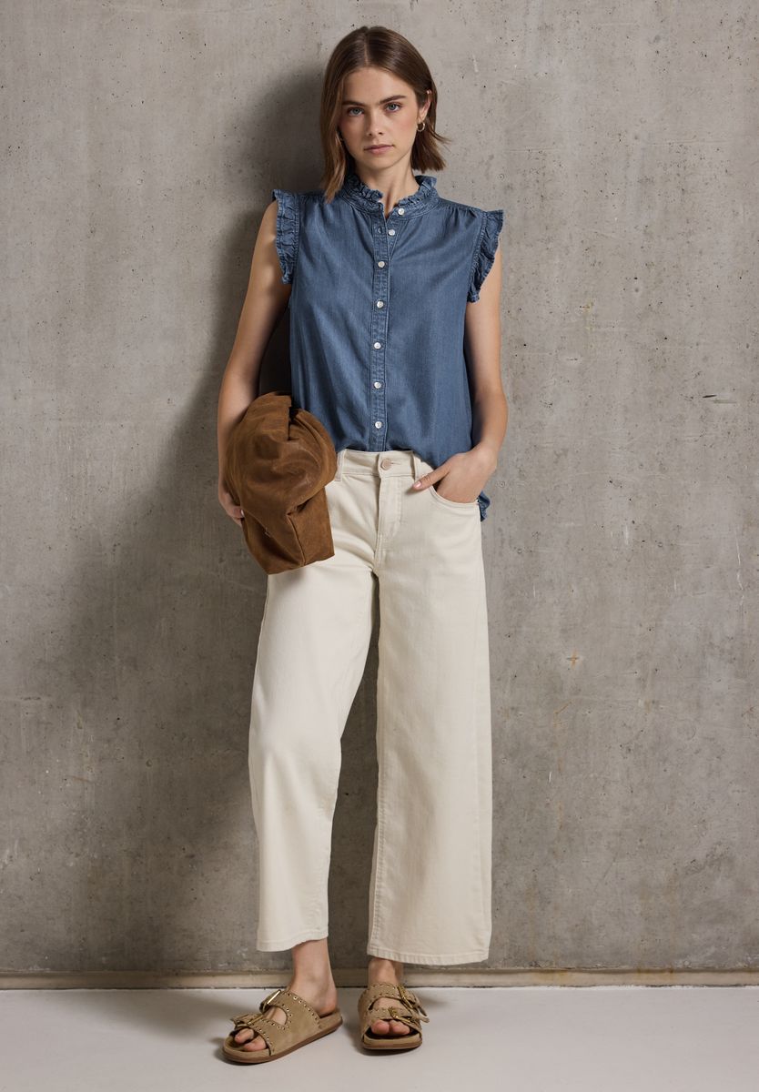 Bluse mit Rüschendetails