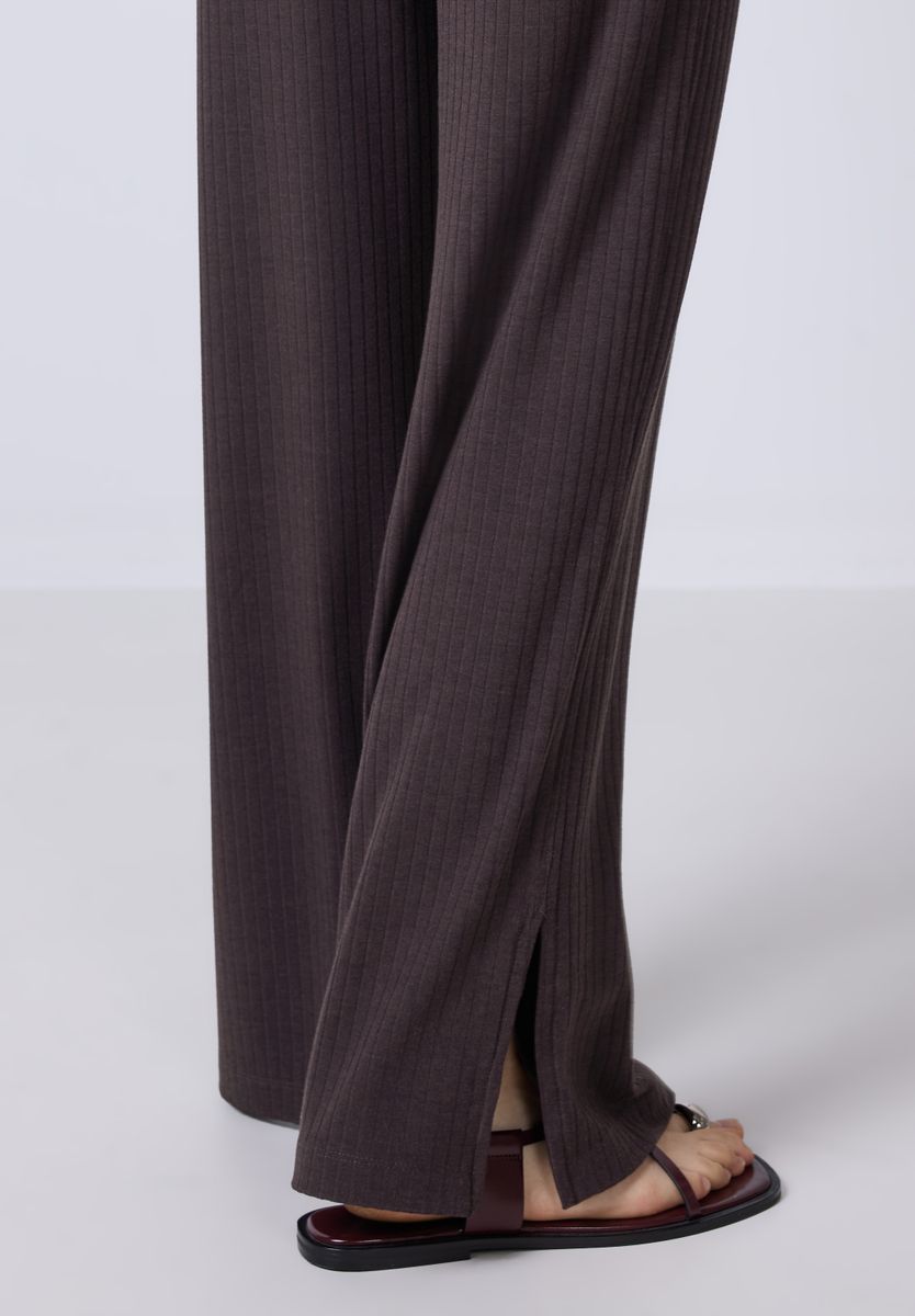 Ripp-Hose mit Schlitzen