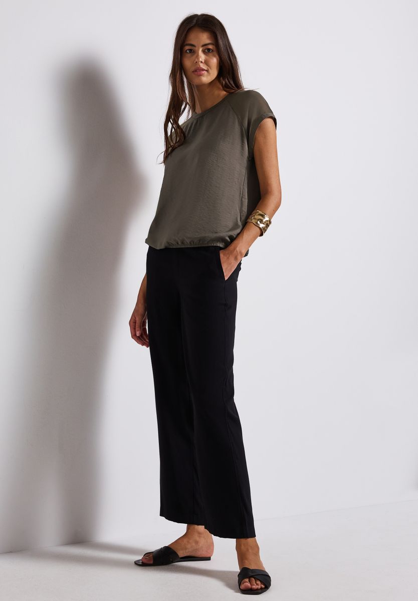 Blusenshirt mit Meshdetail