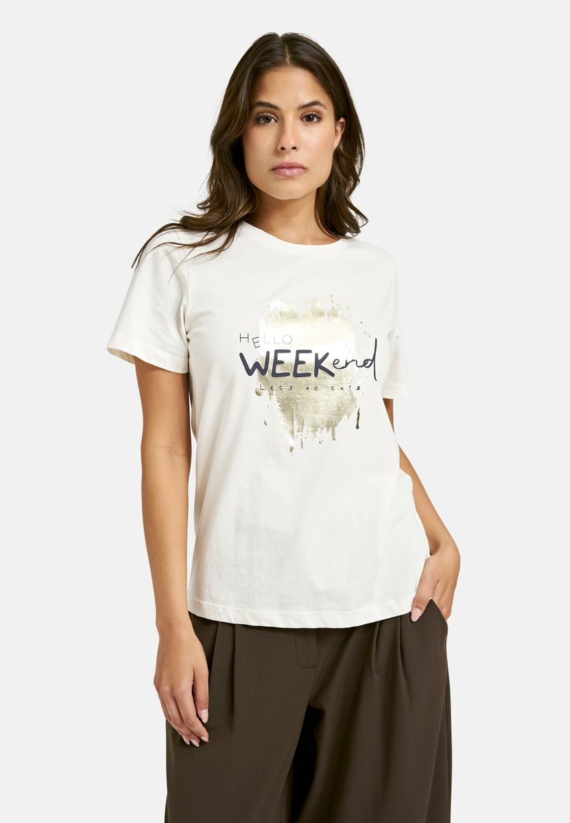 T-shirt Weekend Print