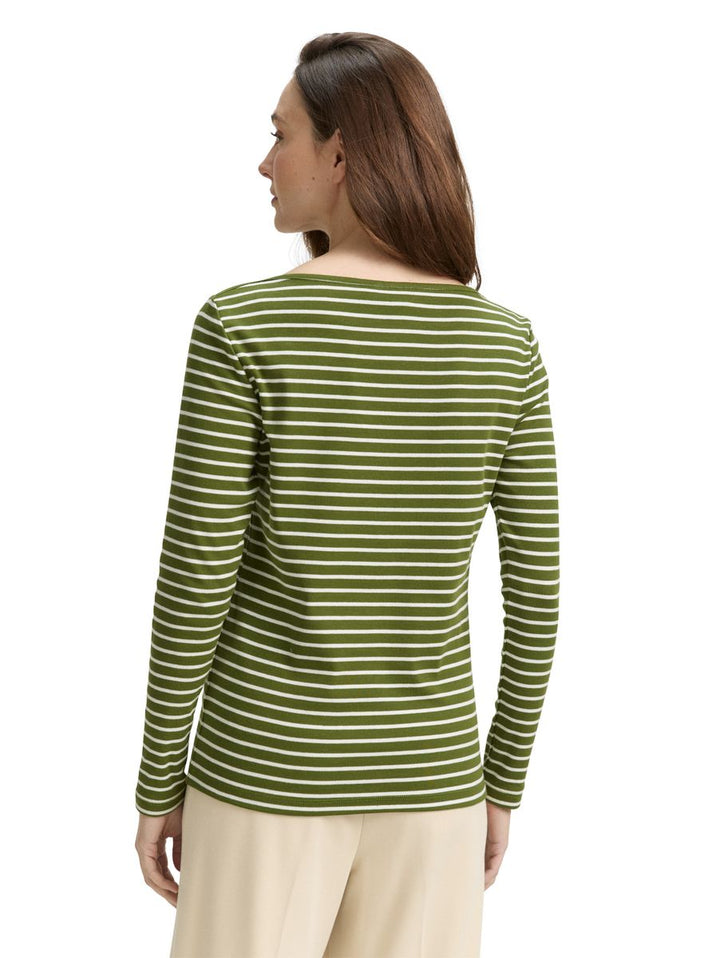 Langarmshirt mit Streifenmuster