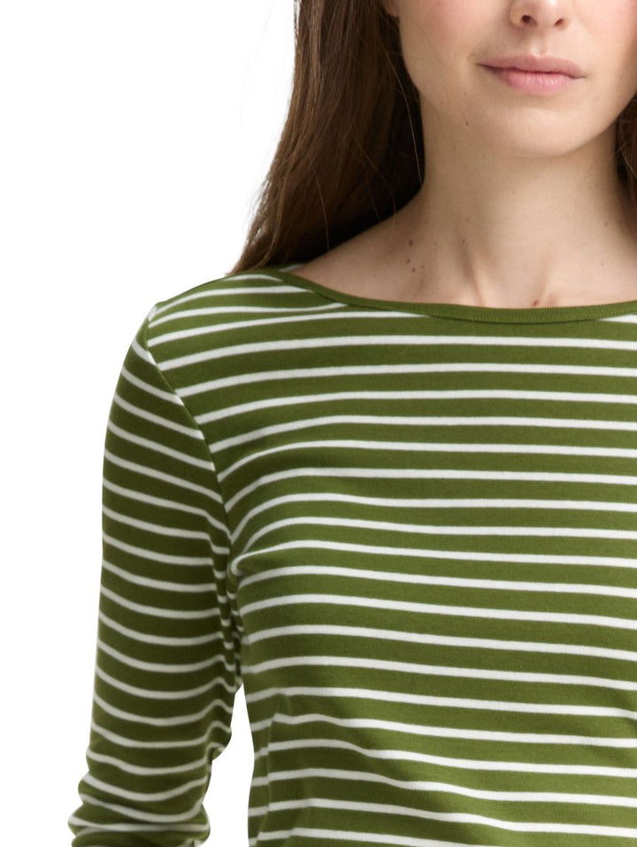 Langarmshirt mit Streifenmuster