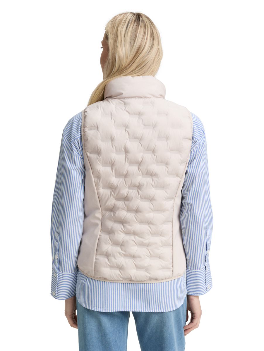 Lightweight Steppweste mit Stehkragen