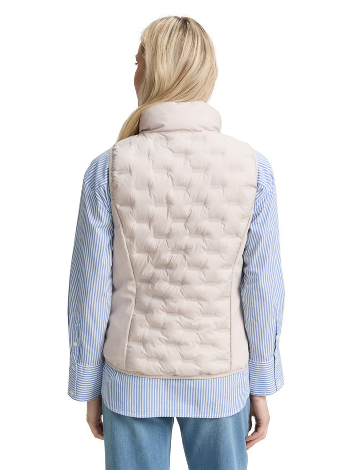 Lightweight Steppweste mit Stehkragen