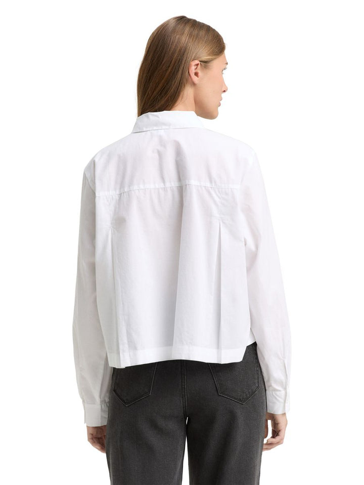 Boxy Fit Hemdbluse mit Brusttasche