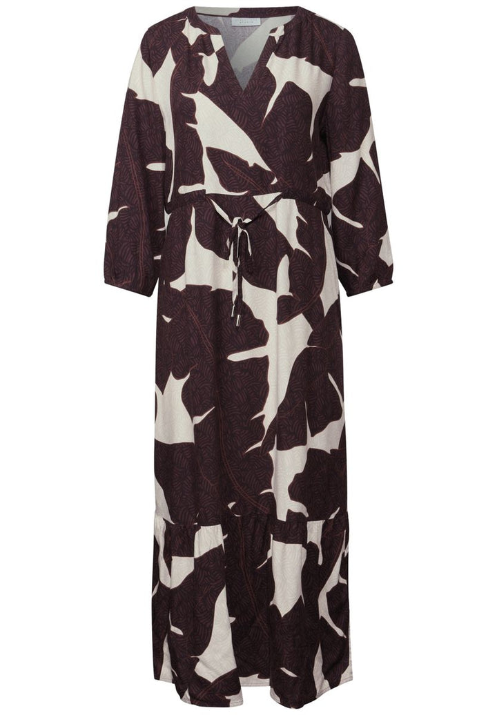 Gemustertes Maxi-Kleid