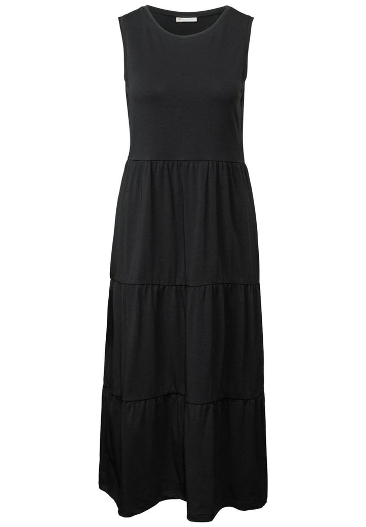 Jersey-Kleid mit Volants