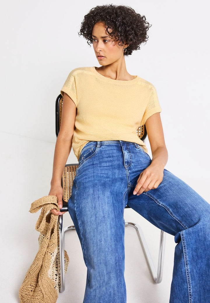 Strick-Look T-Shirt