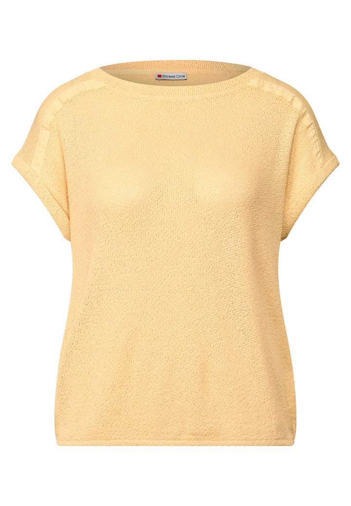 Strick-Look T-Shirt
