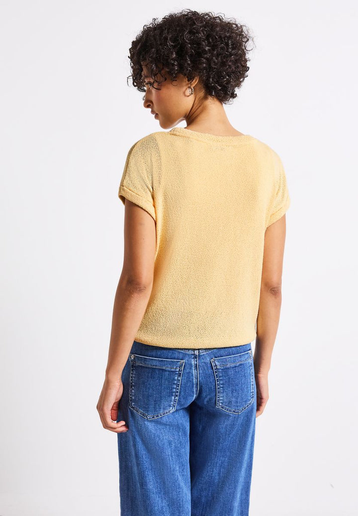 Strick-Look T-Shirt