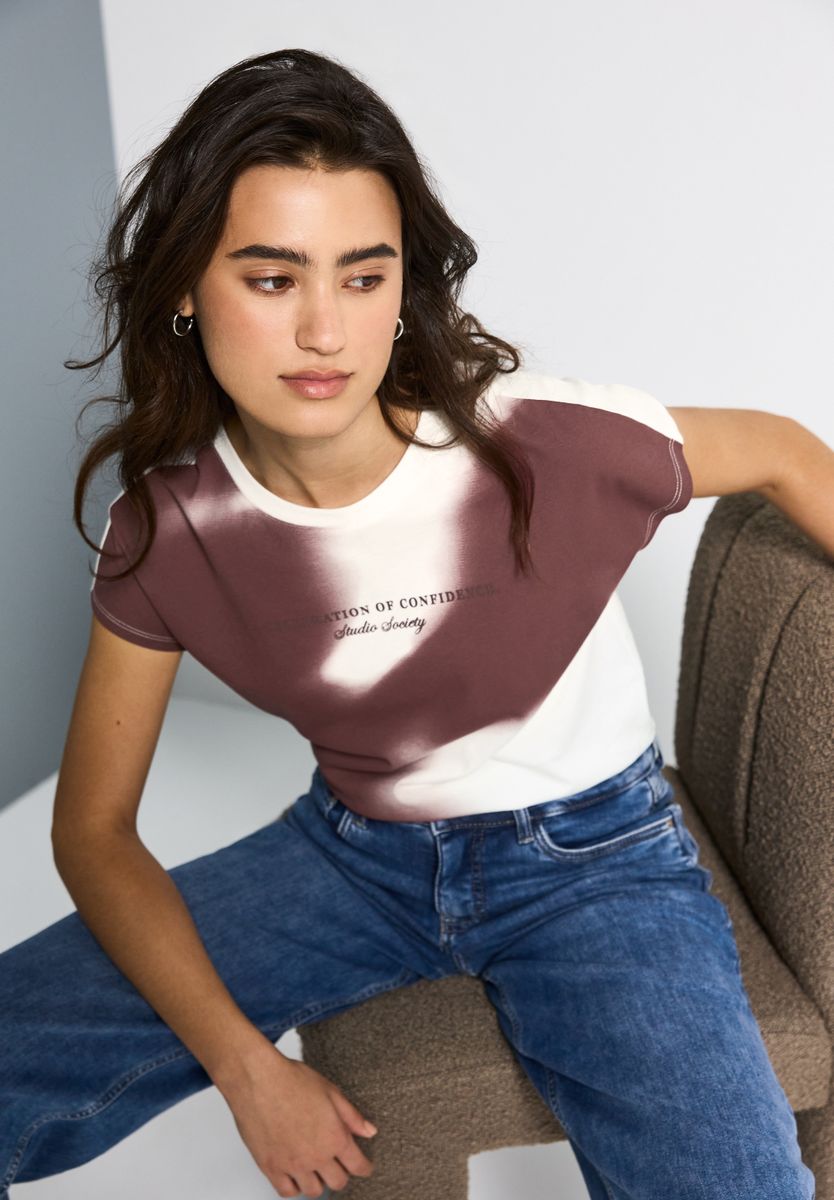 Shirt mit Print und Wording