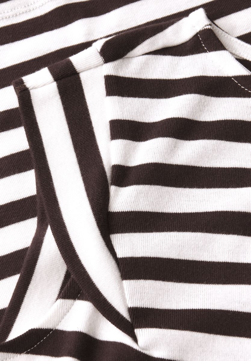 Gestreiftes Jersey-Top