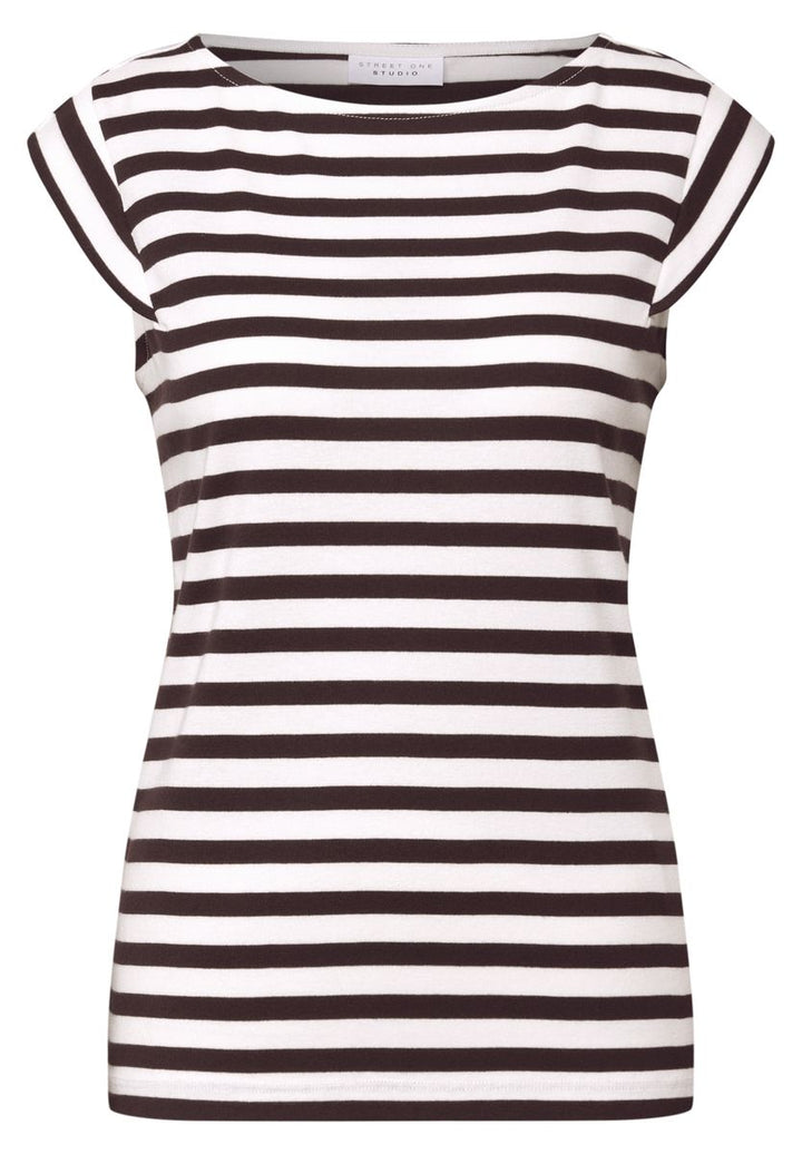 Gestreiftes Jersey-Top