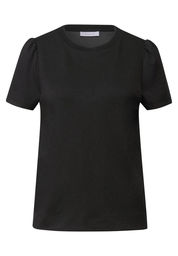 T-Shirt mit Puffärmeln