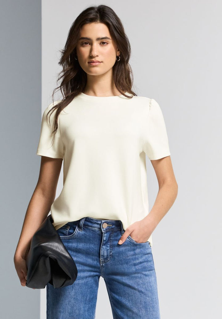 T-Shirt mit Puffärmeln