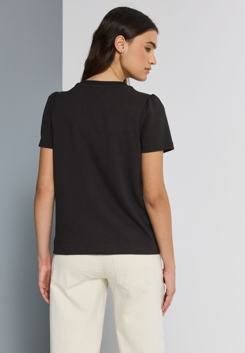 T-Shirt mit Puffärmeln