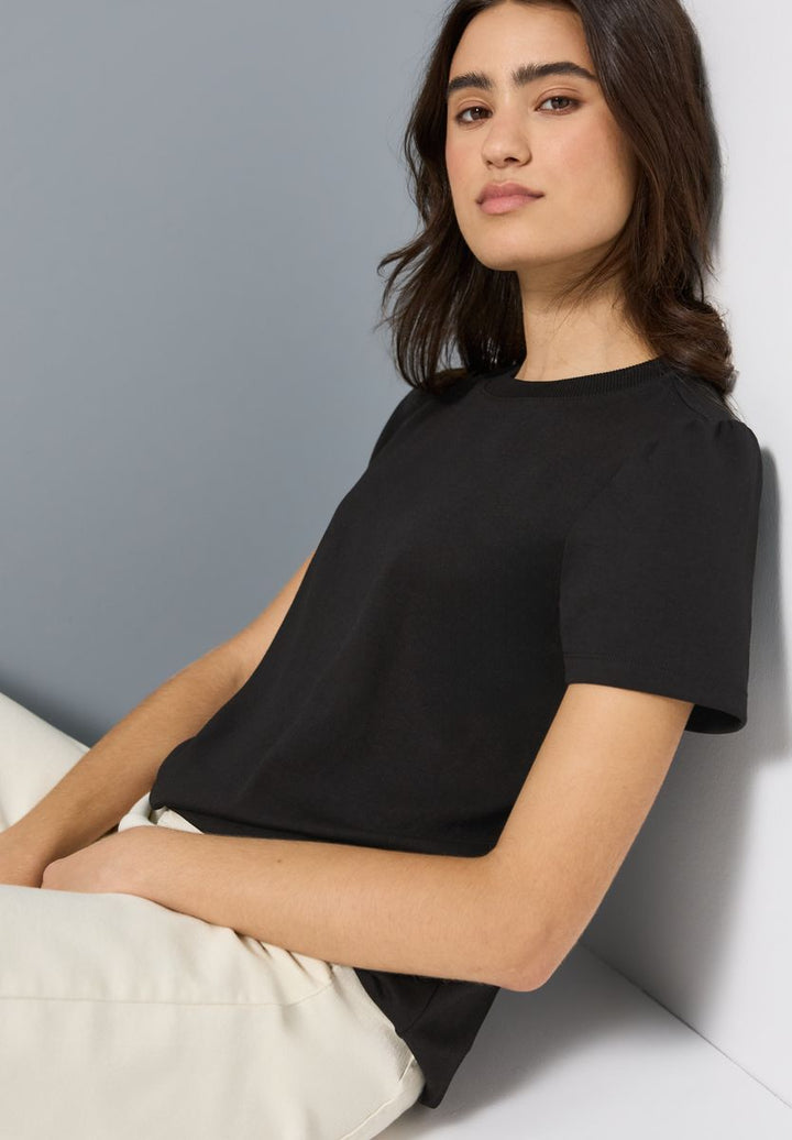 T-Shirt mit Puffärmeln