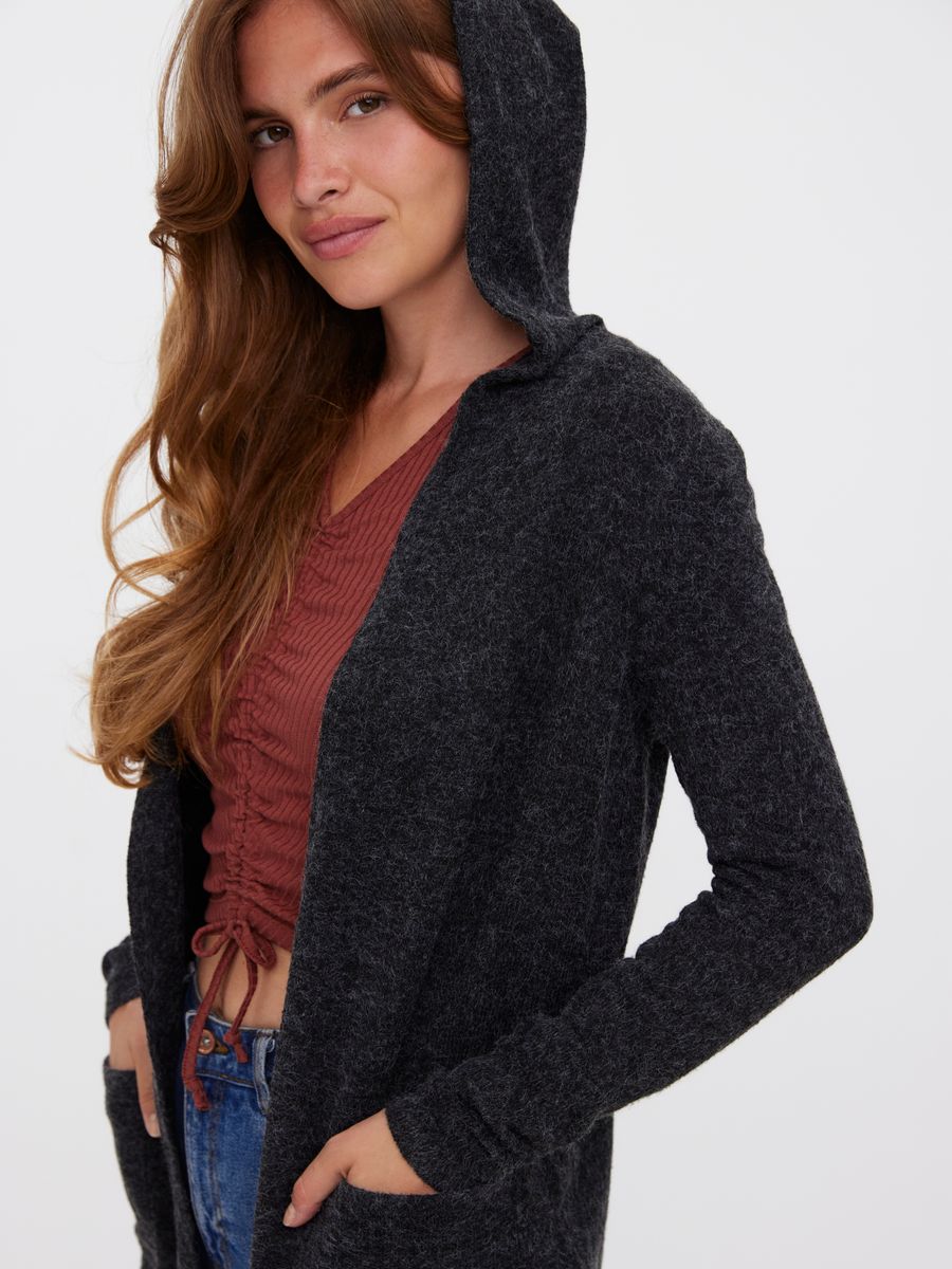 VMDOFFY LS OPEN HOOD CARDIGAN GA NOOS