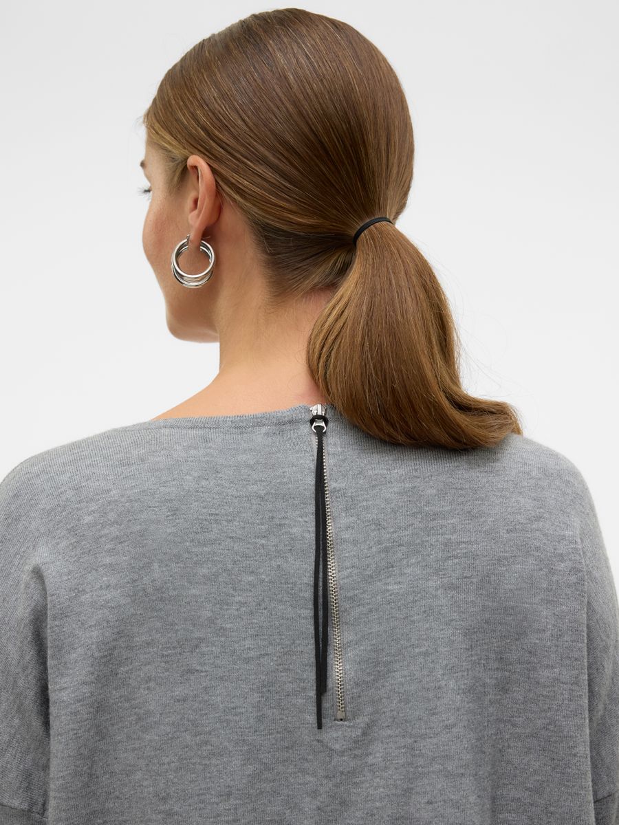 VMBREEZE AURA LS ZIPPER BLOUSE NOOS