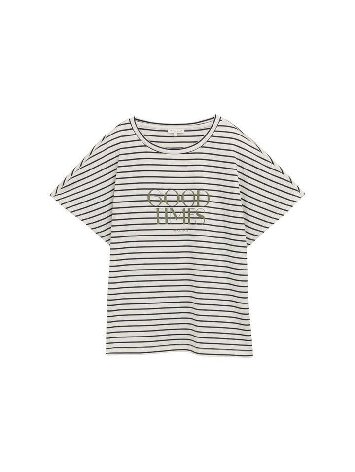T-Shirt mit Streifenmuster