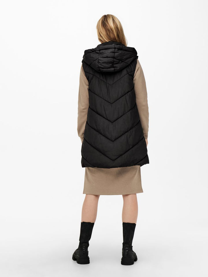 JDYSKYLAR PADDED HOOD WAISTCOAT OTW NOOS
