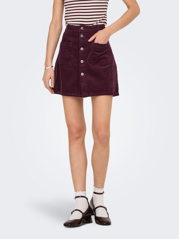 JDYSHIRAZ CORDUROY SKIRT PNT NOOS