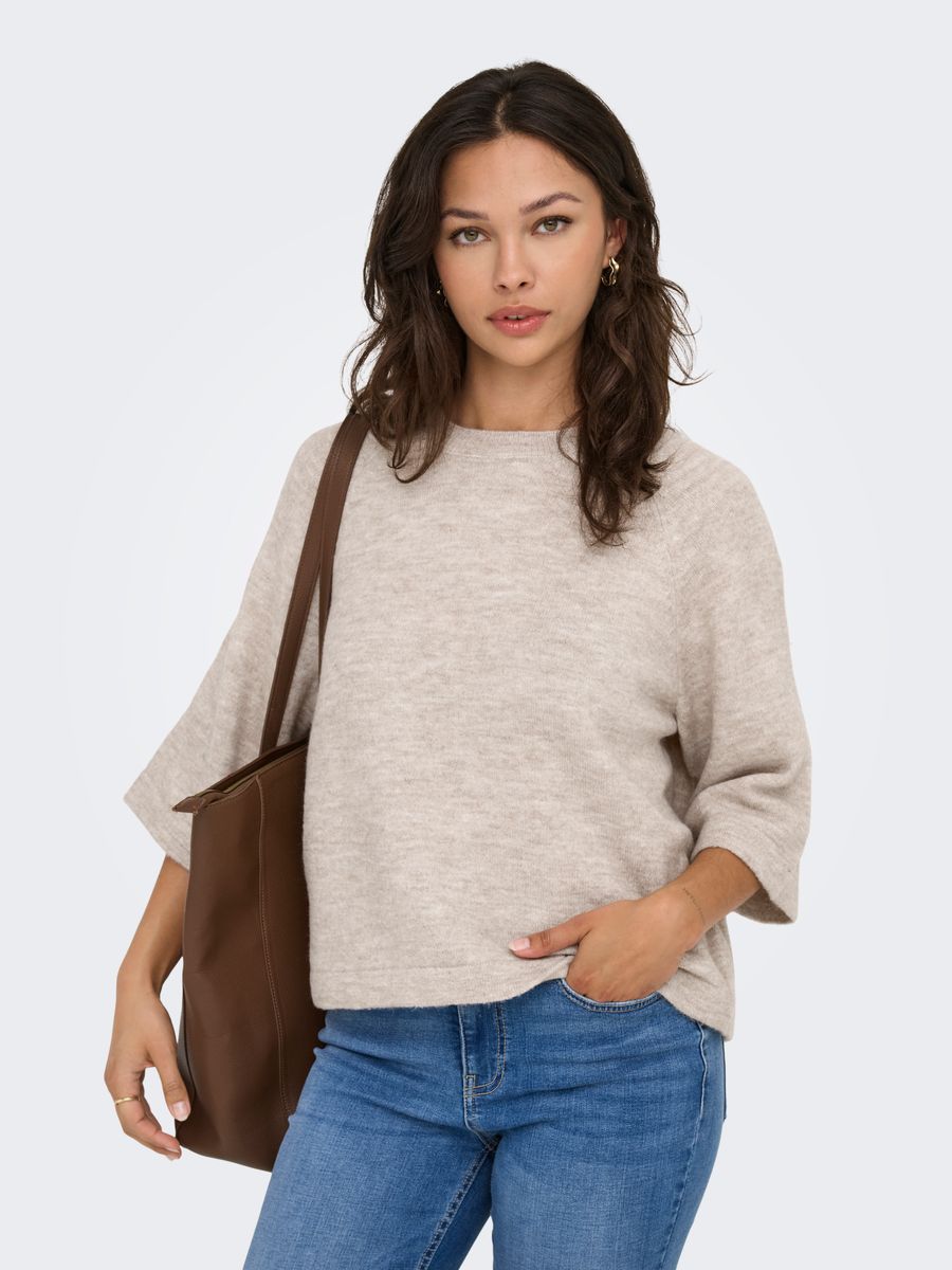 ONLSIMONI 3/4 PULLOVER KNT NOOS