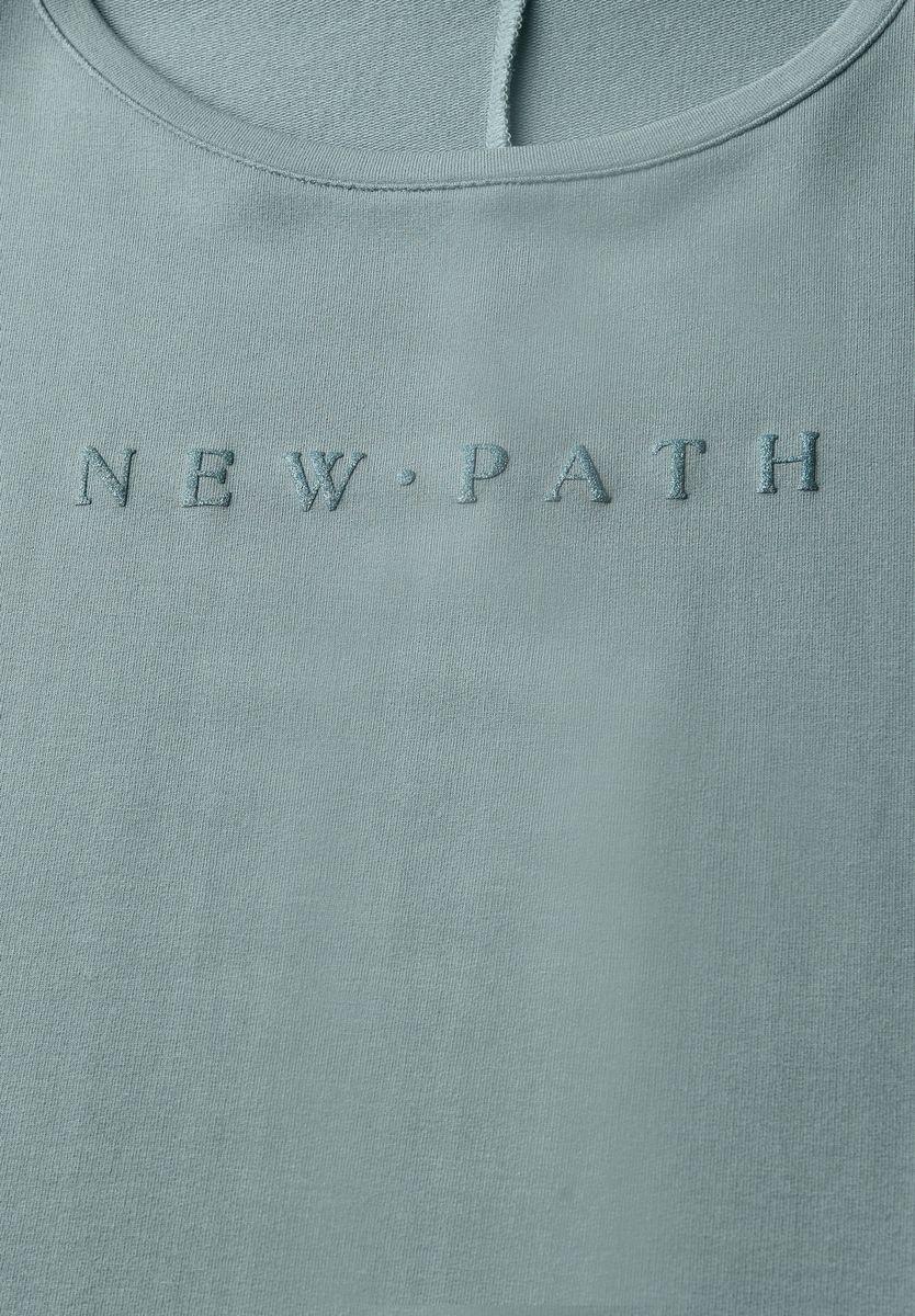 T-Shirt mit Glitzerdetails