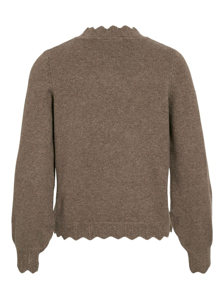 VINIKOLINA O-NECK L/S KNIT TOP - NOOS