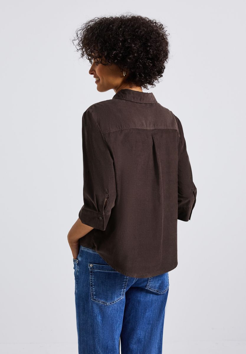 Cord Hemdbluse