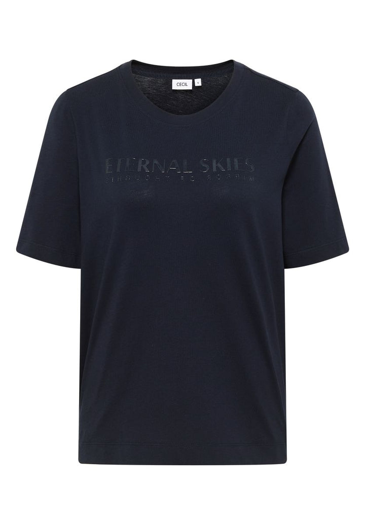 T-Shirt mit Wording Artwork