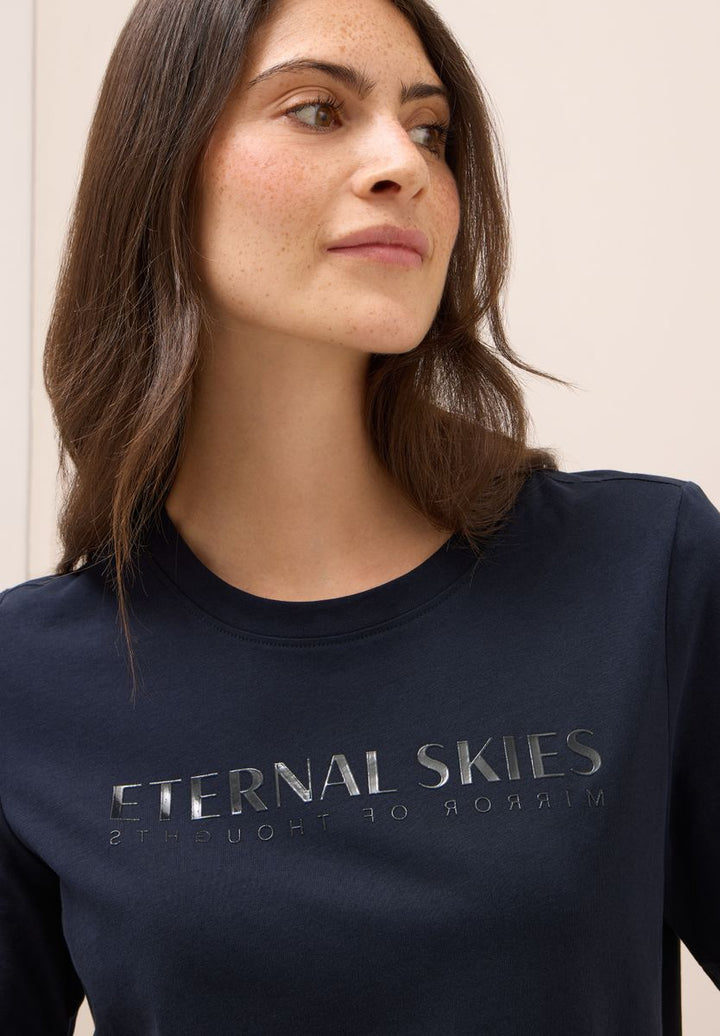 T-Shirt mit Wording Artwork
