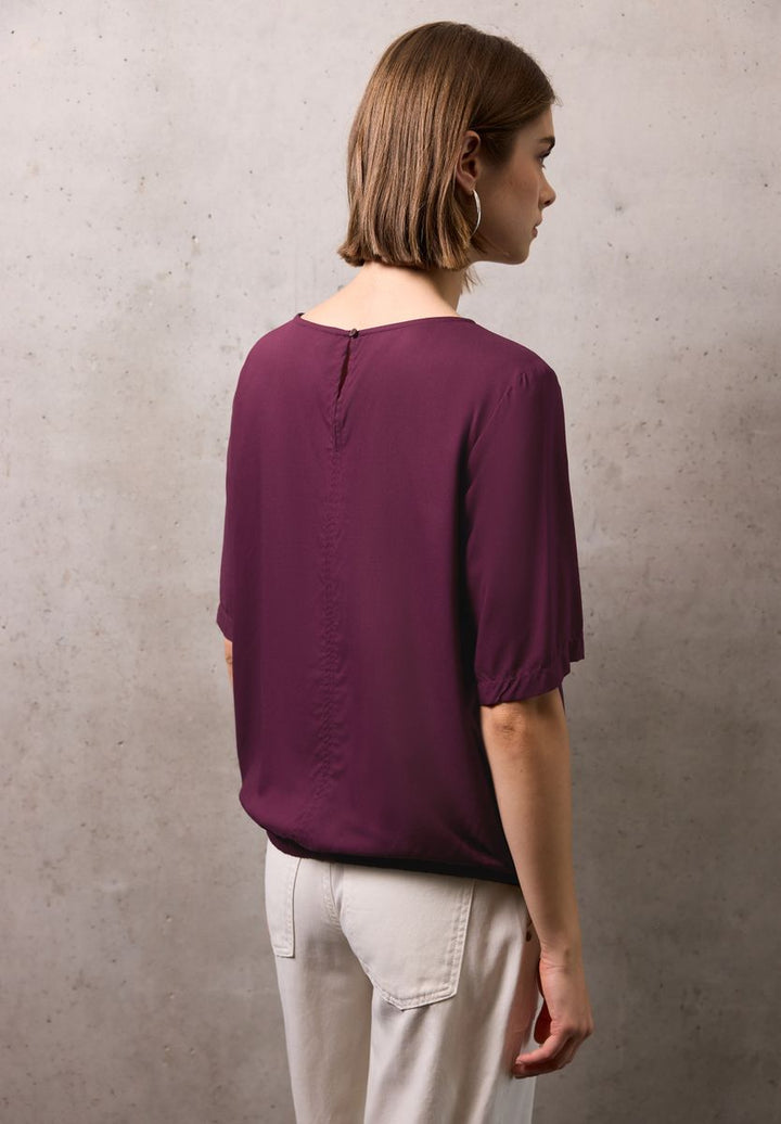 Blusenshirt mit Elastiksaum