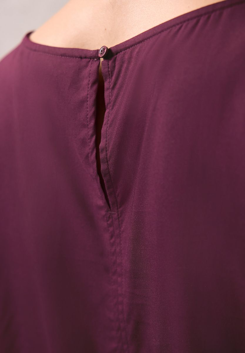 Blusenshirt mit Elastiksaum