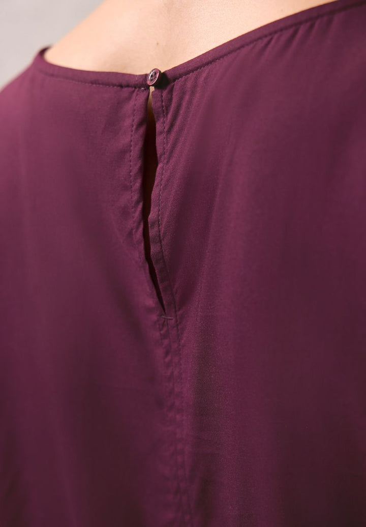 Blusenshirt mit Elastiksaum