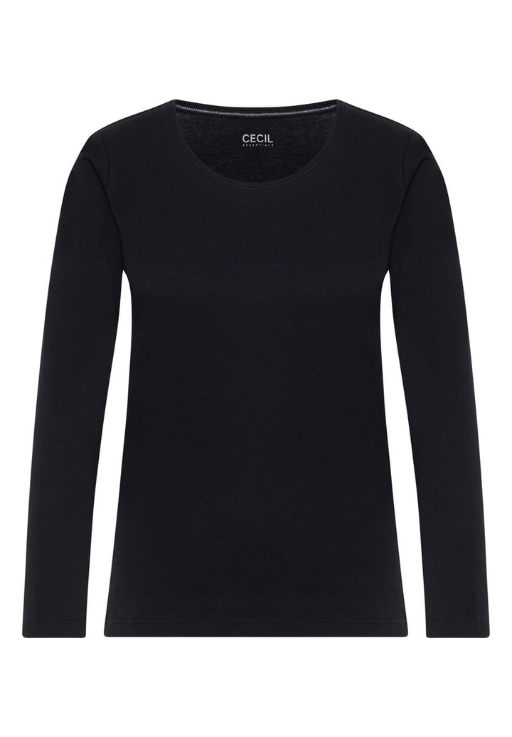 Basic Langarmshirt